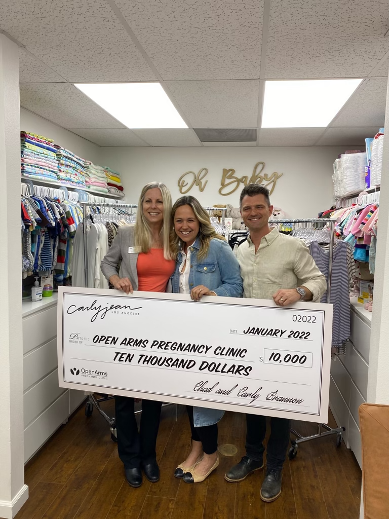 Our Giveback with Open Arms Pregnancy Clinic