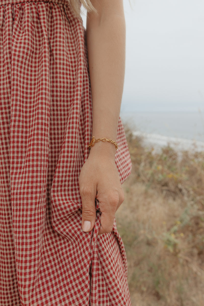 Reese Gingham Dress– CARLY JEAN LOS ANGELES