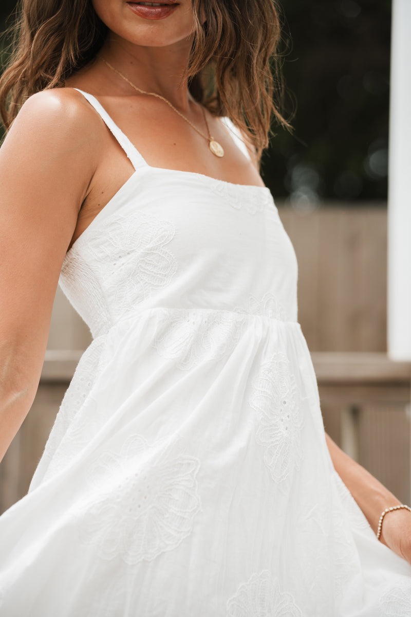 andmary Franka cotton dress white 正規品 ANDMARY】Franka cotton dress