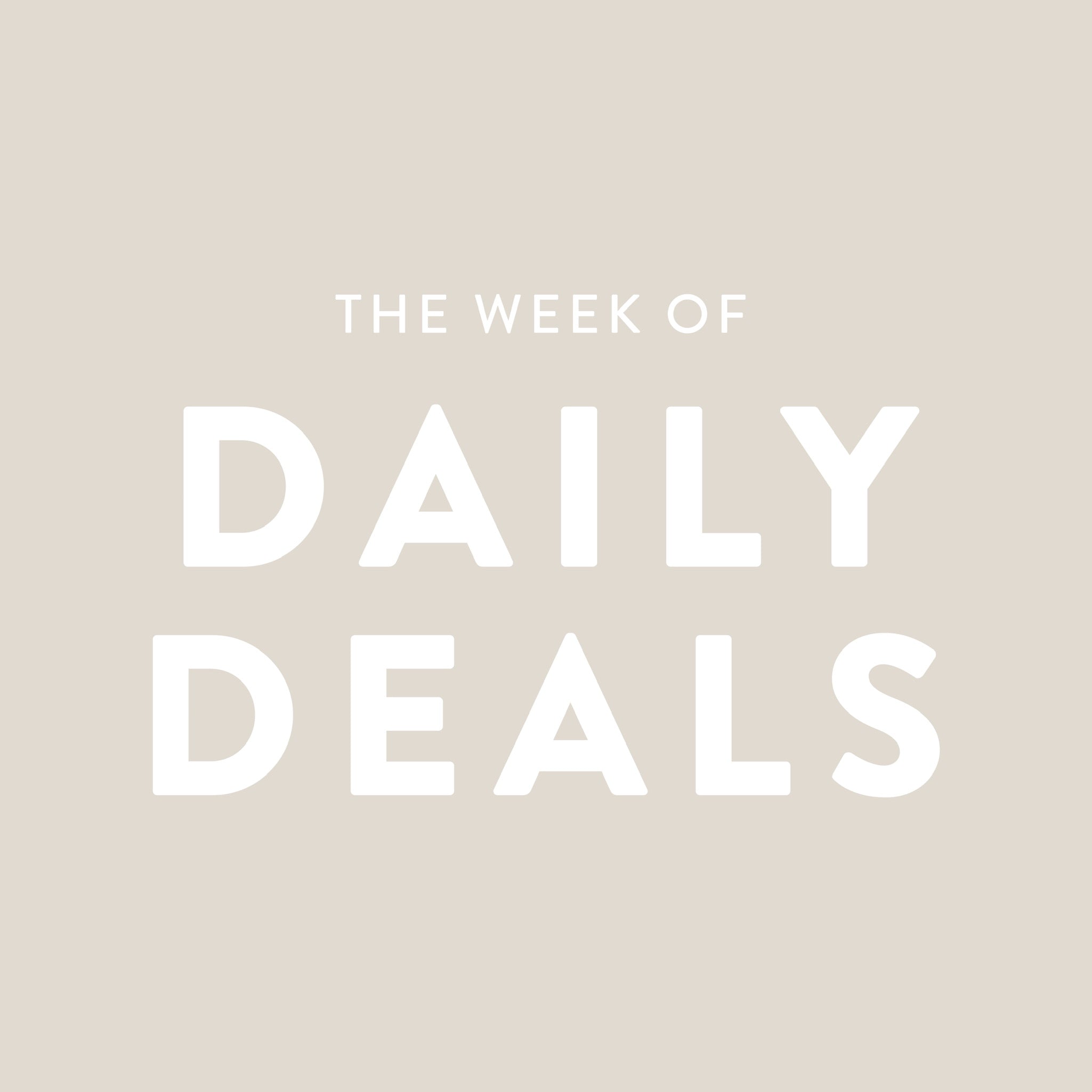 18 Daily Deals!