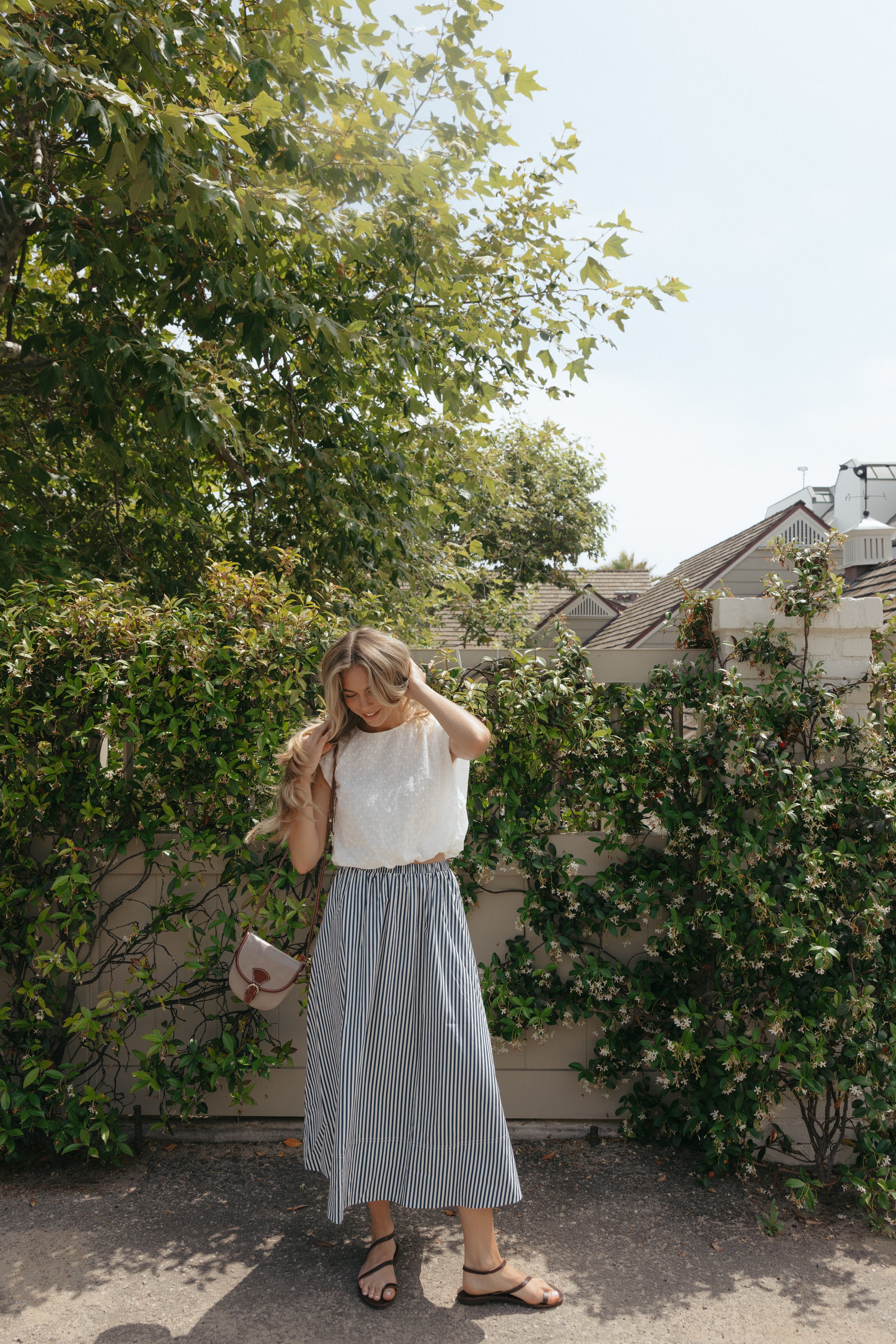 Corey Stripe Skirt– CARLY JEAN LOS ANGELES
