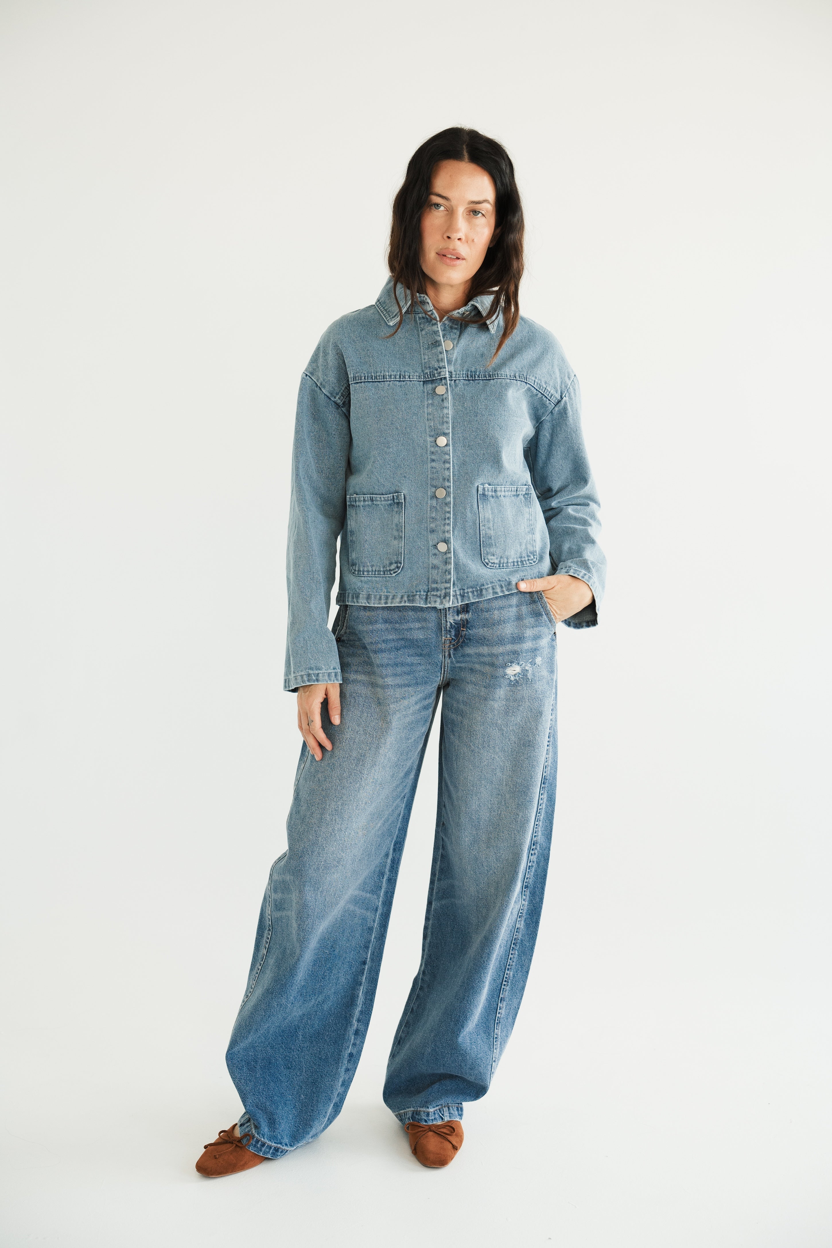 Connor Denim Jacket– CARLY JEAN LOS ANGELES