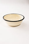 Cream Enamel Bowl